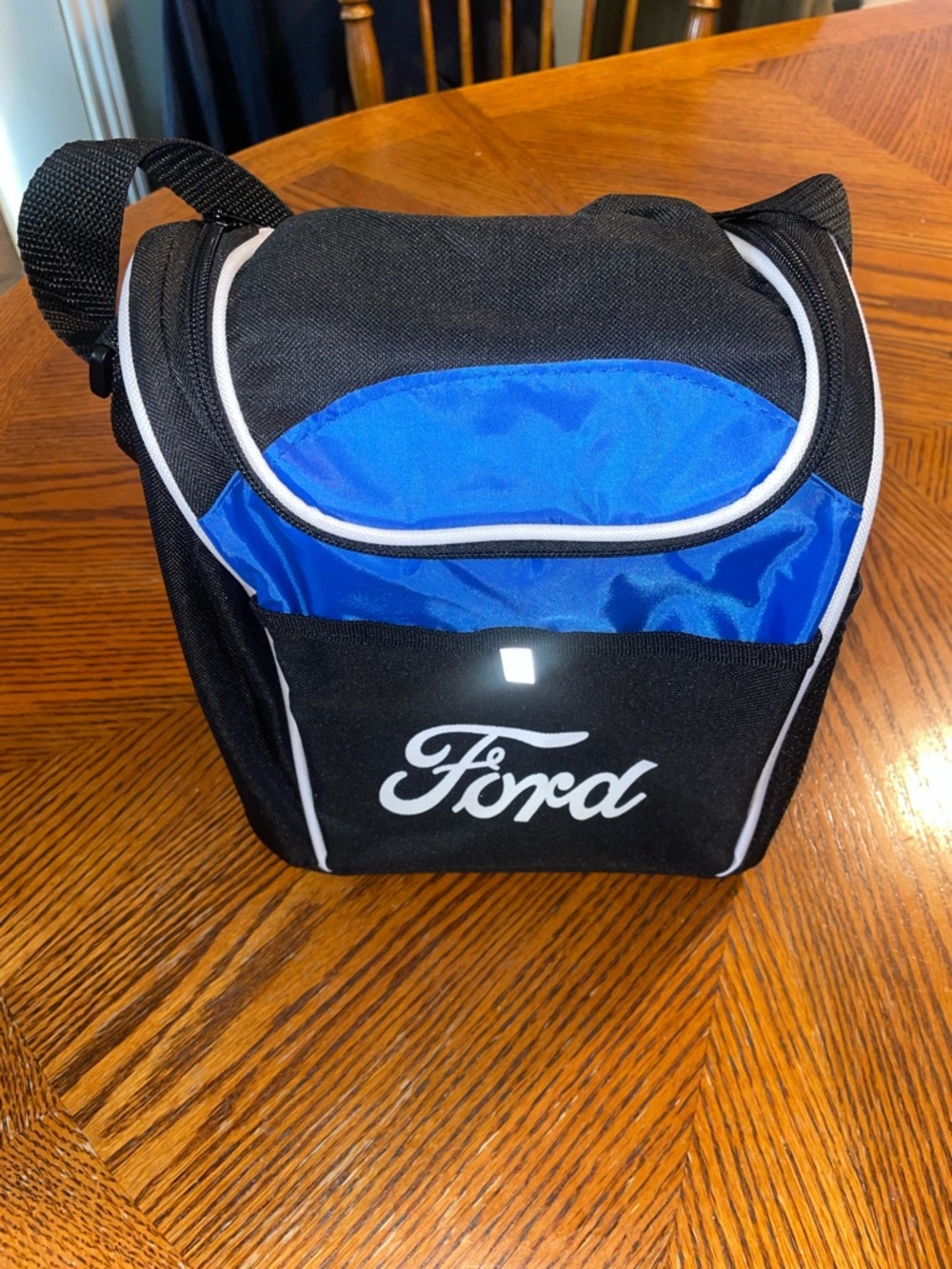Ford Insulated Cooler Bag/ lunch bag With Adjustable Strap 9" Tall,front pocket